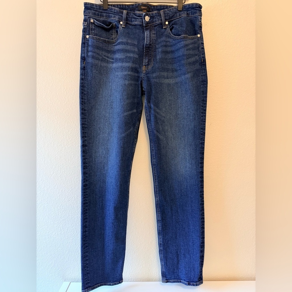 Quince Warren Stretch Slim Straight Jeans 35x34